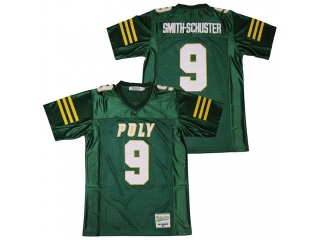 JuJu Smith-Schuster 9 Poly High School Football Jersey Green