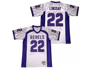 Phillip Lindsay 22 Rebels High School Football Jersey White