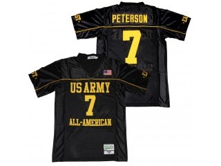 US Army All-Amerian #7 Patrick Peterson Football Jersey Black
