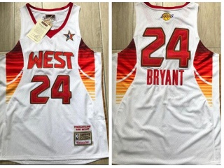 Los Angeles Lakers #24 Kobe Bryant 2009 All Star Jersey White