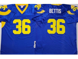St.Louis Rams #36 Jerome Bettis Throwback Jersey Blue
