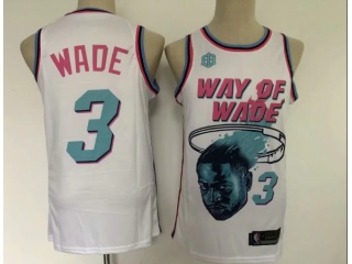 Nike Miami Heat #3 Dwyane Wade Way Of Wade Jersey White