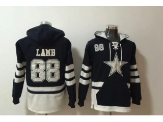 Dallas Cowboys #88 CeeDee Lamb Hoodies Blue