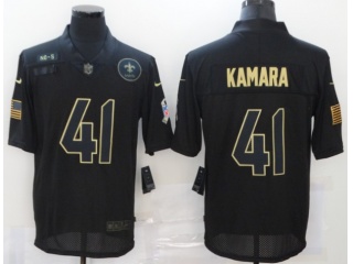 New Orleans Saints #41 Alvin Kamara Salute to Service Limited Jersey Black