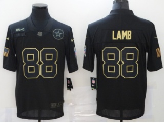 Dallas Cowboys #88 CeeDee Lamb Salute to Service Limited Jersey Black
