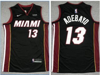 Nike Miami Heat #13 Bam Adebayo Jersey Black