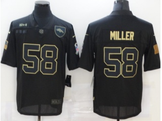 Denver Broncos #58 Von Miller Salute to Service Limited Jersey Black
