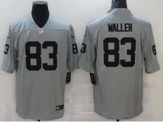Oakland Raiders #83 Darren Waller Inverted Vapor Untouchable Limited Jersey Gray 