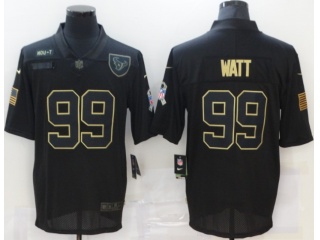 Houston Texans #99 J.J. Watt Salute to Service Limited Jersey Black