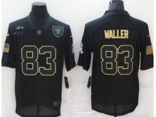 Oakland Raiders #83 Darren Waller Salute to Service Limited Jersey Black