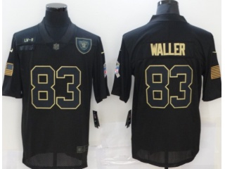 Oakland Raiders #83 Darren Waller Salute to Service Limited Jersey Black