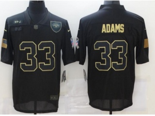 New York Jets #33 Jamal Adams Salute to Service Limited Jersey Black
