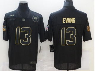 Tampa Bay Buccaneers #13 Mike Evans Salute to Service Limited Jersey Black