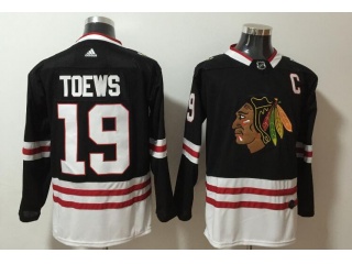 Adidas Chicago Blackhawks #19 Jonathan Toews 2020 Jersey Black