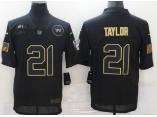 Washington Redskins #21 Sean Taylor Salute to Service Limited Jersey Black