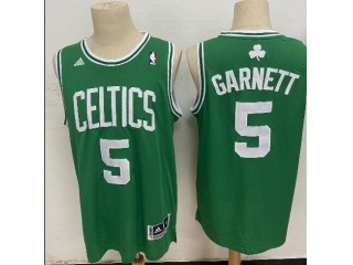 Boston Celtics #5 Kevin Garnett Jersey Green