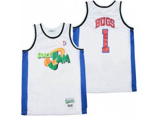 Space Jam #1 Bugs Bunny Jersey White Fashion