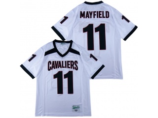Baker Mayfield 11 Cavaliers High School Football Jersey White
