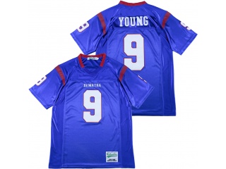 Chase Young 9 Dematha High School Football Jersey Blue