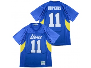 DeAndre Hopkins 11 Lions High School Football Jersey Blue
