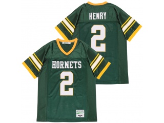 Derek Henry 2 Hornets High School Football Jersey Green