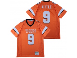George Kittle 9 Tigers High School Football Jersey Orange