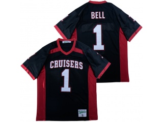 Le'Veon Bell 1 Cruisers High School Football Jersey Black