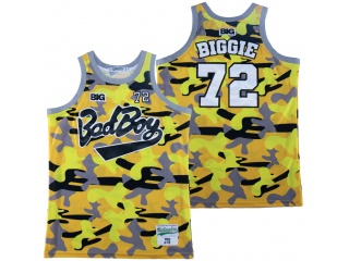 Biggie Smalls Bad Boy #72 Jersey Camo