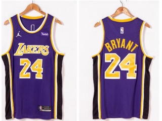 Los Angeles Lakers #24 Kobe Bryant 2021 Jersey Purple