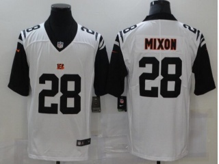 Cincinnati Bengals #28 Joe Mixon Color Rush Jersey White