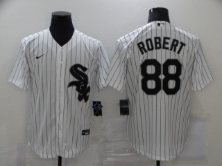 Nike Chicago White Sox #88 Luis Robert Cool Base Jersey White