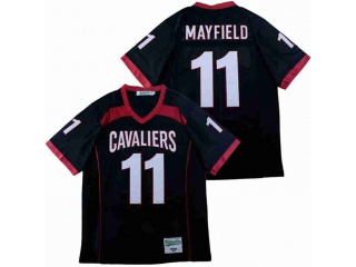 Baker Mayfield 11 Cavaliers High School Football Jersey Black