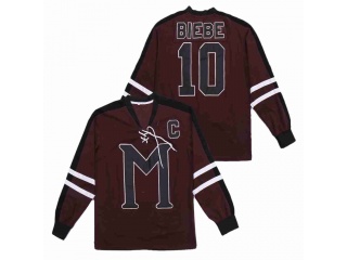 Mystery Alaska 10 Biebe Ice Hockey Jersey