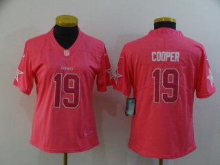 Woman Dallas Cowboys 19 Amari Cooper Limited Jersey Pink