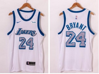 Los Angeles Lakers #24 Kobe Bryant 2021 City Jersey White
