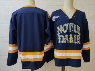North Dame Blank Hockey Jersey Navy Blue