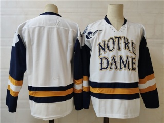 North Dame Blank Hockey Jersey White