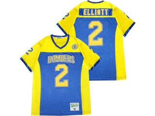 Ezekiel Elliott 2 Bombers High School Football Jersey Blue