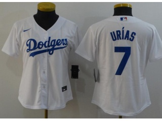 Woman Nike Los Angeles Dodgers #7 Julio Urias Jersey White