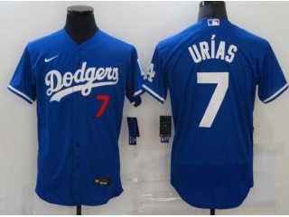 Nike Los Angeles Dodgers #7 Julio Urias Flexbase Jersey Blue