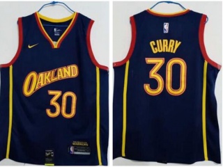 Golden State Warriors #30 Stephen Curry 2020-21 City Jersey Blue