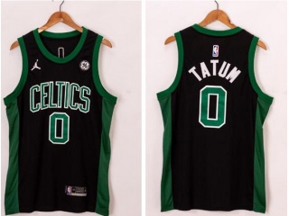 Jordan Boston Celtics #0 Jayson Tatum Jersey Black