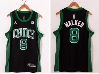 Jordan Boston Celtics #8 Kemba Walker Jersey Black