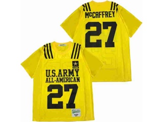 Christian McCaffrey #27 All-American Football Jersey Gold