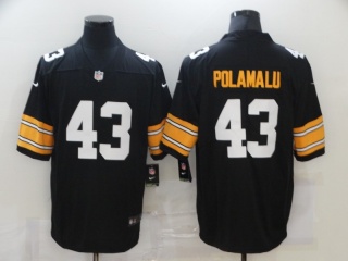 Pittsburgh Steelers #43 Troy Polamalu  Vapor Limited Jersey Black New Style