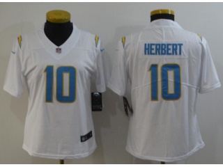 Woman Los Angeles Chargers #10 Justin Herbert Vapor Untouchable Limited Jersey White