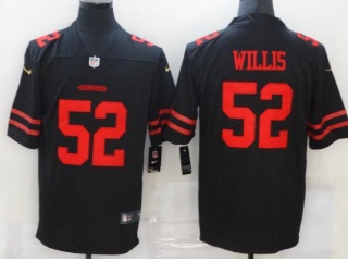 San Francisco 49ers #52 Patrick Willis Limited Jerseys Black