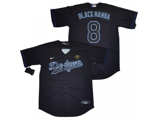 Youth Nike Los Angeles Dodgers #8 Black Mamba Cool Base Jersey Black
