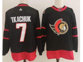 Adidas Ottawa Senators #7 Brady Tkachuk Jersey Black