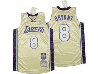 Los Angeles Lakers #8 Kobe Bryant 2020 Hall Of Fame Jersey Gold